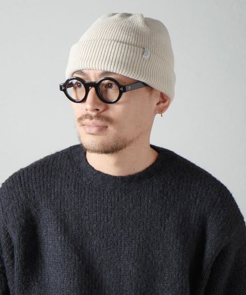 RACAL（ラカル）の「【Racal】2Way ニットキャップ Two-Way Knit Cap RL-24-1352（ニットキャップ/ビーニー・メンズ・グレー/オリーブ/オレンジ/ブラウン/ベージュ/ブラック/アイボリー・FREE）」の15枚目の写真