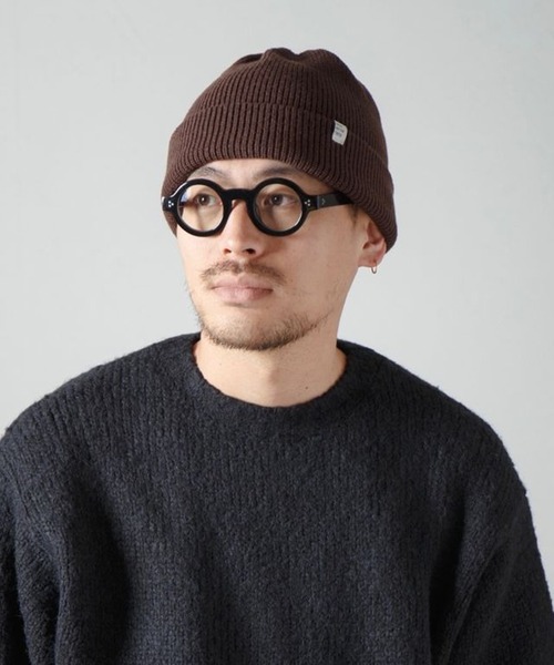 RACAL（ラカル）の「【Racal】2Way ニットキャップ Two-Way Knit Cap RL-24-1352（ニットキャップ/ビーニー・メンズ・グレー/オリーブ/オレンジ/ブラウン/ベージュ/ブラック/アイボリー・FREE）」の22枚目の写真