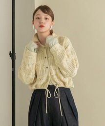 KBF | 透かし編みニットカーディガン(カーディガン/ボレロ)