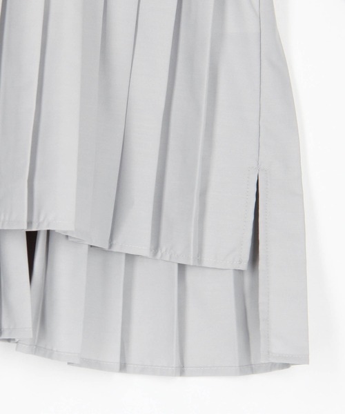 NICOLE white（ニコルホワイト）の「プリーツシャツブラウス（シャツ/ブラウス・レディース・ブラック/ネイビー/ストライプ・FREE）」の10枚目の写真