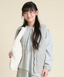 Seraph | リバーシブルファーベスト_ジュニア(ダウンベスト)