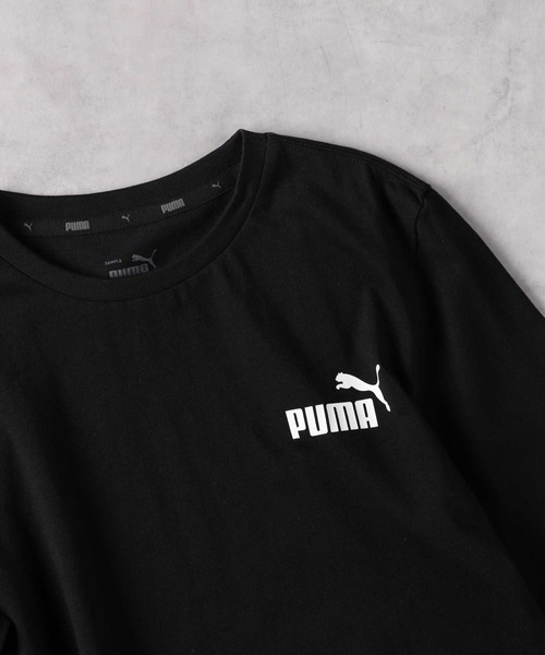 Right-on（ライトオン）の「【PUMA】ロゴプリント長袖Tシャツ（Tシャツ/カットソー・キッズ・ブラック/グレー・130/140/150/160）」の7枚目の写真
