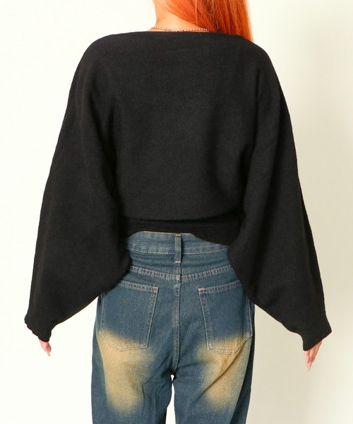 GORGE(ゴージ)の「リボンボレロニットキャミセット(アンサンブル・レディース・ライトブルー/アイボリー/ピンク/ブラック・F)」の13枚目の写真