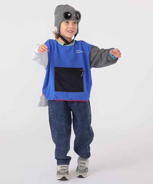 THE PARK SHOP（ザパークショップ）の「【SHIPS KIDS別注】THE PARK SHOP:115～145cm / マルチ フリース（スウェット・キッズ・ライム/ロイヤルブルー・115/125/135/145）」の15枚目の写真