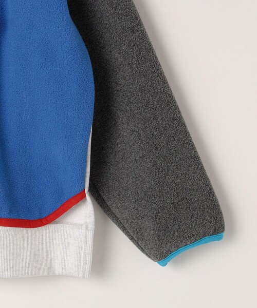 THE PARK SHOP（ザパークショップ）の「【SHIPS KIDS別注】THE PARK SHOP:115～145cm / マルチ フリース（スウェット・キッズ・ライム/ロイヤルブルー・115/125/135/145）」の19枚目の写真
