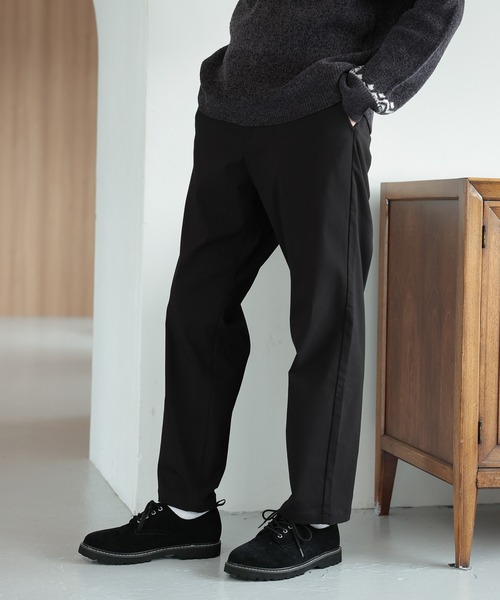 GLOBAL WORK（グローバルワーク）の「スゴラクストレッチイージーパンツ+WARM/115931（その他パンツ・メンズ・チャコール/ブラック/ネイビー・LARGE/MEDIUM/X-LARGE/SMALL）」の2枚目の写真