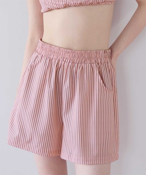 SEA DRESS（シードレス）の「シンプルショートパンツ/ラッシュガード（ラッシュガード・レディース・ホワイト系その他/オフホワイト/ブラック/グレー系その他/ブルー系その他/ピンク/ブルー・LL/L/M/S）」の12枚目の写真