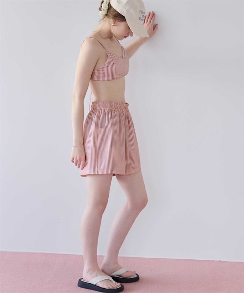 SEA DRESS（シードレス）の「シンプルショートパンツ/ラッシュガード（ラッシュガード・レディース・ホワイト系その他/オフホワイト/ブラック/グレー系その他/ブルー系その他/ピンク/ブルー・LL/L/M/S）」の10枚目の写真