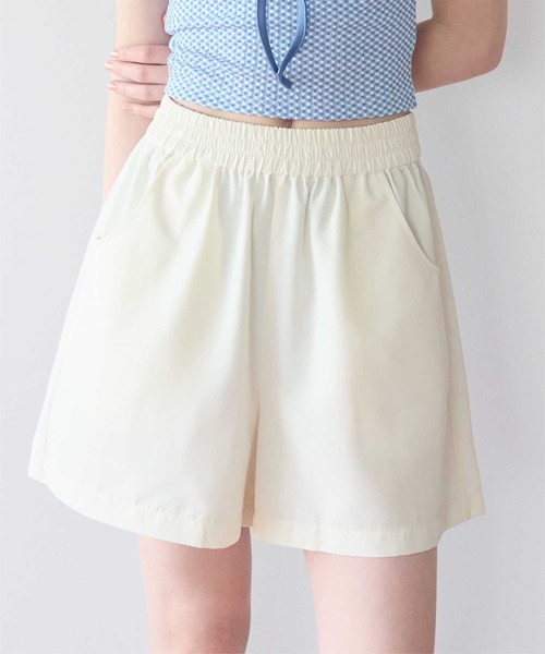 SEA DRESS（シードレス）の「シンプルショートパンツ/ラッシュガード（ラッシュガード・レディース・ホワイト系その他/オフホワイト/ブラック/グレー系その他/ブルー系その他/ピンク/ブルー・LL/L/M/S）」の16枚目の写真
