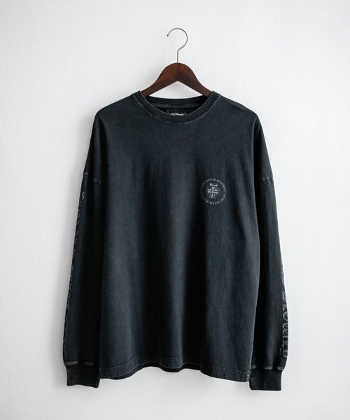 【Ed Hardy】Football クロップ半袖Tシャツ チビT 在庫処分 返品交換不可 大きいサイズ メンズ ed hardy (エド