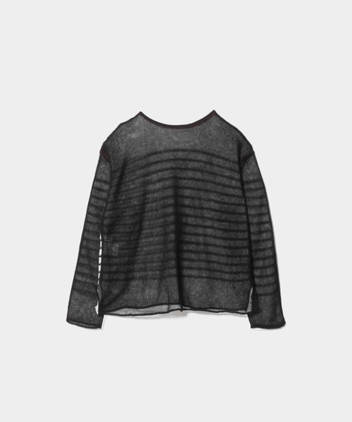 beautiful people（ビューティフルピープル）の「protained cotton    flip pullover（ニット/セーター・レディース・ブラック/ネイビー・38/42/34）」の14枚目の写真