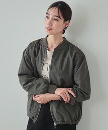 SHOO・LA・RUE | さっと羽織ってこなれ見え 襟元リブドロストブルゾン(ブルゾン)