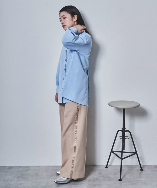 【150㎝前後の小柄さんサイズ】サイドラインスラックス（スラックス）｜tarin arin（タリンアリン）