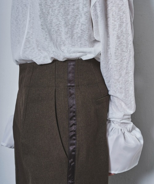 【150㎝前後の小柄さんサイズ】サイドラインスラックス（スラックス）｜tarin arin（タリンアリン）