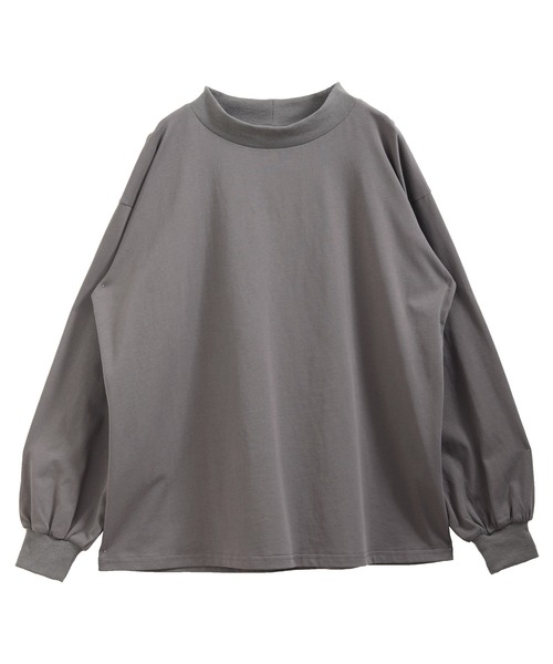 SUNFLOWER EIGHT(サンフラワーエイト)の「モックネックボリュームスリーブカットソー(Tシャツ/カットソー・レディース・ブラック/ホワイト/グレー・FREE)」の22枚目の写真