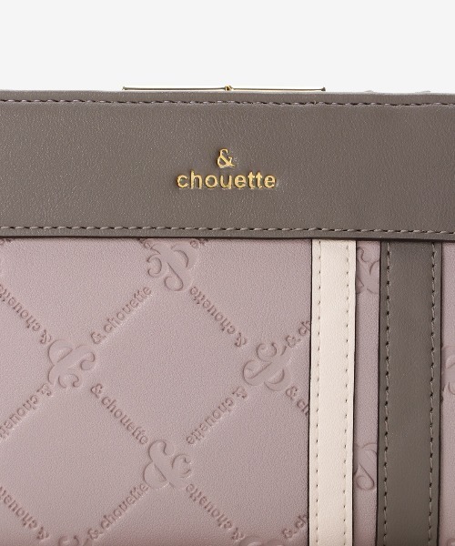 セール】型押しモノグラム スポーティーライン口金2つ折り財布（財布