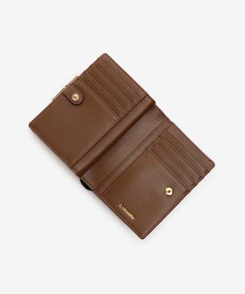 セール】型押しモノグラム スポーティーライン口金2つ折り財布（財布