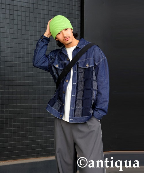 antiqua（アンティカ）の「コットンニットキャップ（ニットキャップ/ビーニー・レディース・アイボリー/ブラック/グレー/グリーン・FREE）」の15枚目の写真