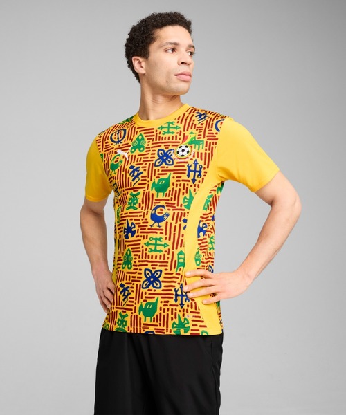 PUMA プーマ メンズ サッカー ガーナ プレマッチ 半袖 シャツ（Tシャツ/カットソー）｜PUMA（プーマ）