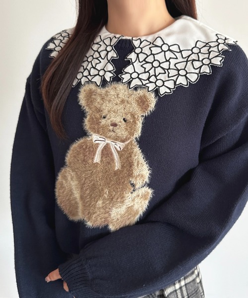 apres jour(アプレジュール)の「リボン刺繍BIG襟ブラウス【ZOZOTOWN限定アイテム】(シャツ/ブラウス・レディース・ホワイト/ベージュ/ホワイト系その他2・X-LARGE/フリー)」の1枚目の写真