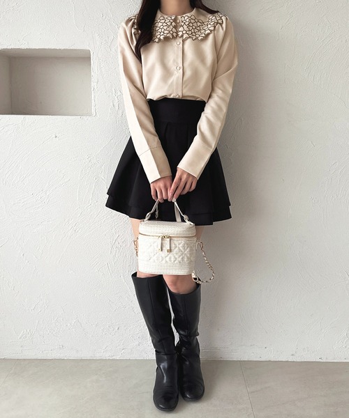 apres jour(アプレジュール)の「リボン刺繍BIG襟ブラウス【ZOZOTOWN限定アイテム】(シャツ/ブラウス・レディース・ホワイト/ベージュ/ホワイト系その他2・X-LARGE/フリー)」の22枚目の写真