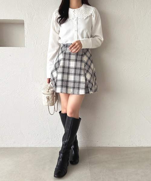 apres jour(アプレジュール)の「リボン刺繍BIG襟ブラウス【ZOZOTOWN限定アイテム】(シャツ/ブラウス・レディース・ホワイト/ベージュ/ホワイト系その他2・X-LARGE/フリー)」の8枚目の写真