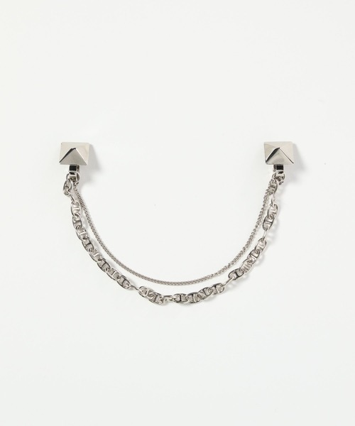 HARE（ハレ）の「チェーンラペルブローチ(HARE)（ネックレス・メンズ・シルバー/シルバー系その他/シルバー系その他2・FREE）」の5枚目の写真