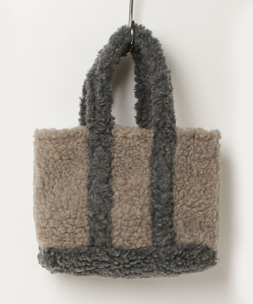 fredy emue（フレディエミュ）の「TWボア配色トートバッグ（トートバッグ・レディース・グレー系その他/ブルー系その他4・FREE）」の12枚目の写真