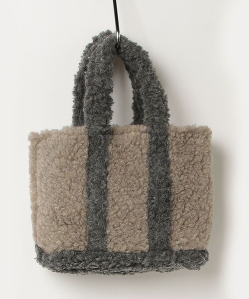 fredy emue（フレディエミュ）の「TWボア配色トートバッグ（トートバッグ・レディース・グレー系その他/ブルー系その他4・FREE）」の13枚目の写真