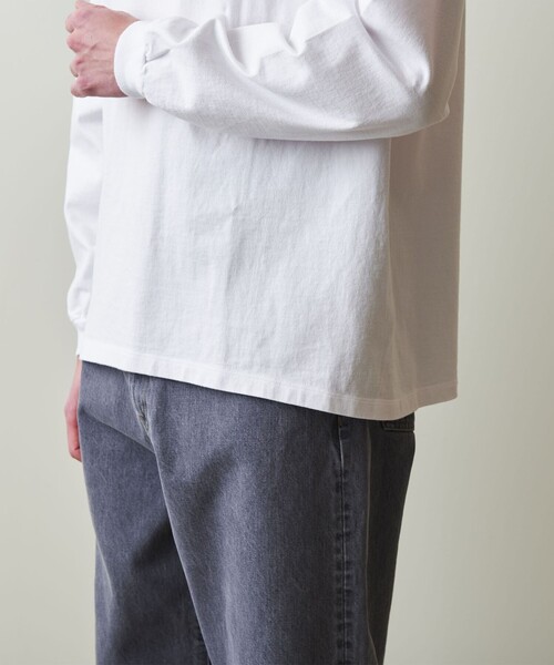 Steven Alan(スティーブンアラン)の「<Steven Alan> パック チューブボディ ロングスリーブ Tシャツ(Tシャツ/カットソー・メンズ・ホワイト/ライトグレー/ダークグレー・S/XL/M/L)」の9枚目の写真