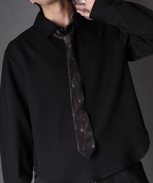 welise（ウェライズ）の「【welise/ウェライズ】シルキータッチ モードグラフィックネクタイ（ネクタイ・メンズ・ブラック系その他3/ブラック系その他/ネイビー/ブルー系その他/ブラック系その他2/ダークブラック/ブラック系その他4・FREE）」の5枚目の写真