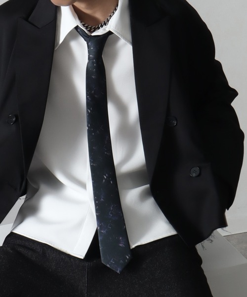 welise（ウェライズ）の「【welise/ウェライズ】シルキータッチ モードグラフィックネクタイ（ネクタイ・メンズ・ブラック系その他3/ブラック系その他/ネイビー/ブルー系その他/ブラック系その他2・FREE）」の13枚目の写真