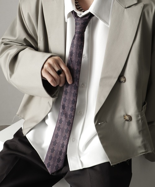 welise（ウェライズ）の「【welise/ウェライズ】シルキータッチ モードグラフィックネクタイ（ネクタイ・メンズ・ブラック系その他3/ブラック系その他/ネイビー/ブルー系その他/ブラック系その他2・FREE）」の21枚目の写真