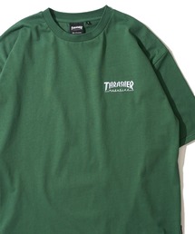 【THRASHER / スラッシャー】ワンポイント刺繍クルーネックTシャツ