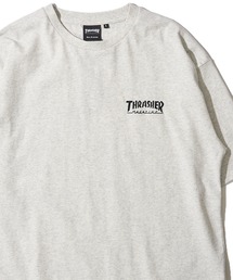 【THRASHER / スラッシャー】ワンポイント刺繍クルーネックTシャツ
