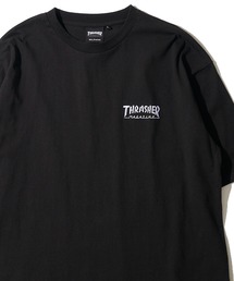 【THRASHER / スラッシャー】ワンポイント刺繍クルーネックTシャツ