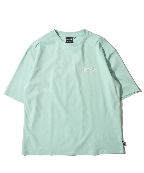 THRASHER（スラッシャー）の「【THRASHER / スラッシャー】ワンポイント刺繍クルーネックTシャツ（Tシャツ/カットソー・メンズ・ライトグレー/ホワイト/ベージュ/グリーン/ブラック/ミント/サックスブルー・LARGE/MEDIUM/X-LARGE）」の14枚目の写真