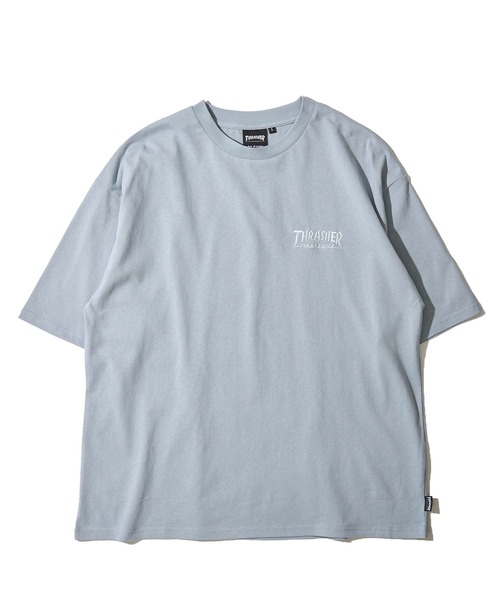 THRASHER（スラッシャー）の「【THRASHER / スラッシャー】ワンポイント刺繍クルーネックTシャツ（Tシャツ/カットソー・メンズ・ライトグレー/ホワイト/ベージュ/グリーン/ブラック/ミント/サックスブルー・LARGE/MEDIUM/X-LARGE）」の16枚目の写真