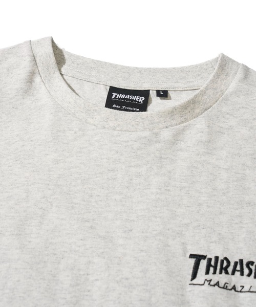 THRASHER（スラッシャー）の「【THRASHER / スラッシャー】ワンポイント刺繍クルーネックTシャツ（Tシャツ/カットソー・メンズ・ライトグレー/ホワイト/ベージュ/グリーン/ブラック/ミント/サックスブルー・LARGE/MEDIUM/X-LARGE）」の18枚目の写真