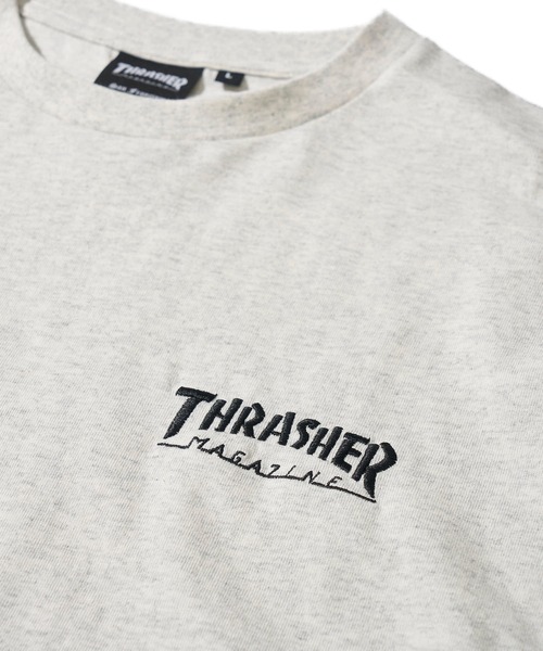 THRASHER（スラッシャー）の「【THRASHER / スラッシャー】ワンポイント刺繍クルーネックTシャツ（Tシャツ/カットソー・メンズ・ライトグレー/ホワイト/ベージュ/グリーン/ブラック/ミント/サックスブルー・LARGE/MEDIUM/X-LARGE）」の19枚目の写真