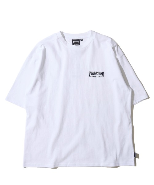 THRASHER（スラッシャー）の「【THRASHER / スラッシャー】ワンポイント刺繍クルーネックTシャツ（Tシャツ/カットソー・メンズ・ライトグレー/ホワイト/ベージュ/グリーン/ブラック/ミント/サックスブルー・LARGE/MEDIUM/X-LARGE）」の22枚目の写真