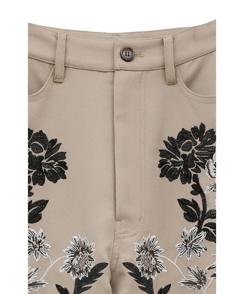 セール】FLOWER EMBROIDERY PANTS（その他パンツ）｜CLANE