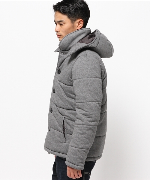 koe（コエ）の「ウラケナカワタブルゾン（ブルゾン・メンズ・グレー/ネイビー・LL/MEDIUM/SMALL/LARGE）」の3枚目の写真