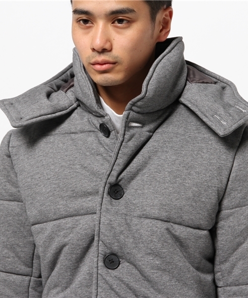 koe（コエ）の「ウラケナカワタブルゾン（ブルゾン・メンズ・グレー/ネイビー・LL/MEDIUM/SMALL/LARGE）」の6枚目の写真