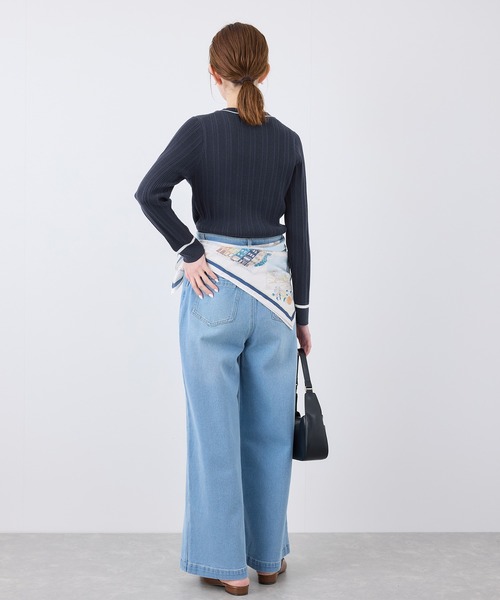 セール】シルク混ワンポイントニットプルオーバー（ニット/セーター