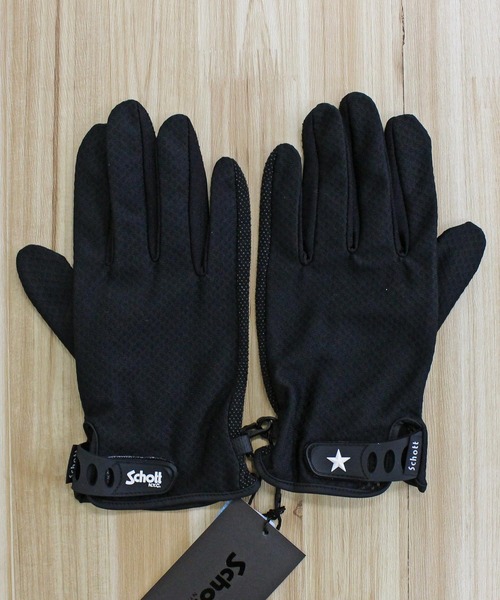 Schott(ショット)の「SUMMER GLOVE(手袋・メンズ・ブラック/オリーブ・S/M/L)」の3枚目の写真