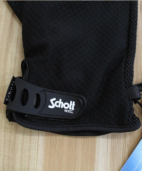 Schott(ショット)の「SUMMER GLOVE(手袋・メンズ・ブラック/オリーブ・S/M/L)」の5枚目の写真