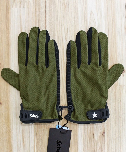 Schott(ショット)の「SUMMER GLOVE(手袋・メンズ・ブラック/オリーブ・S/M/L)」の8枚目の写真