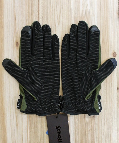 Schott(ショット)の「SUMMER GLOVE(手袋・メンズ・ブラック/オリーブ・S/M/L)」の9枚目の写真
