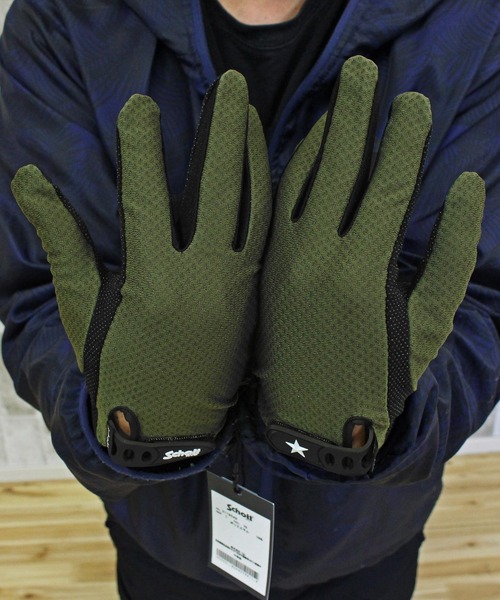 Schott(ショット)の「SUMMER GLOVE(手袋・メンズ・ブラック/オリーブ・S/M/L)」の10枚目の写真